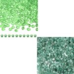 ZHIYUXI 400pcs s Green Aventurine Crystal Beads 5-8mm and 400pcs Apple Green Gla... - Image 2