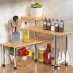 ZHWS Kitchen Countertop Organizer Spice Rack for Salt, Bathroom Counter Organize... - Image 2