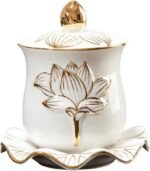 Zerodeko Buddhist Water Offering Bowl Temple Ceramic Cup Ritual Decor Buddhist S... - Image 2