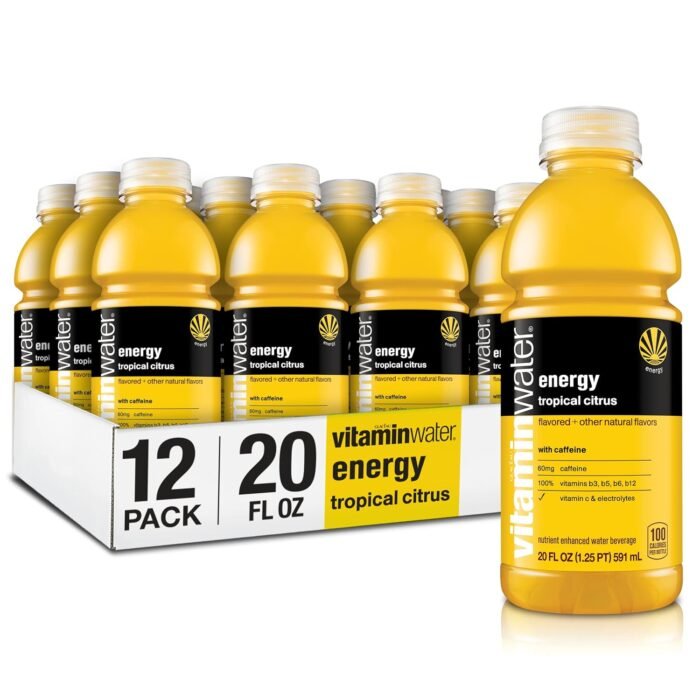 vitaminwater energy electrolyte enhanced water w/vitamins, tropical citrus drink... - Image 2