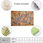 Rainbow Serpent - Aboriginal Rock Art Print Canvas Art Poster And Wall Art Pictu... - Image 3