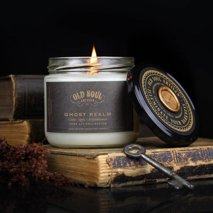 Ghost Realm - Cedar, Apple, Chrysanthemum Scented Soy Candle - A Supernatural Fr... - Image 3