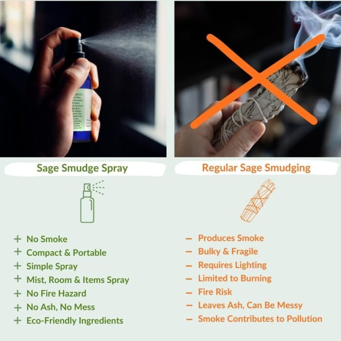 Harmony by Jami Sage Smudge Spray Sage Spray for Cleansing Negative Energy and P... - Image 8