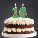 Football Birthday Number Candles for Cake Green Number 12 Candle Football Cake T... - Image 5