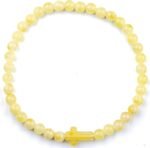 Amber Culture Amber Cross Stretch Bracelet - Certified Handmade Natural Baltic C... - Image 4