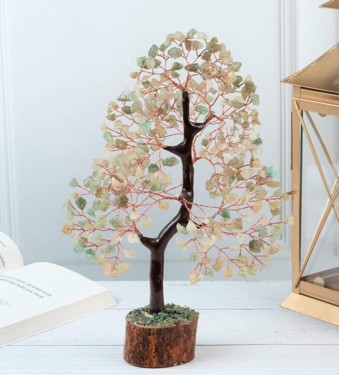 Green Jade Crystal Tree of Life - Chakra Tree of Life, Handmade Gemstone Tree, F... - Image 8
