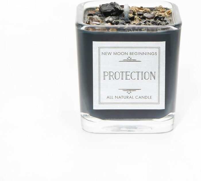Protection Candles by New Moon Beginnings - Grounding & Intention Candle - Black... - Image 7