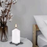 Set of 8 Unscented Pillar Candles 2" x 4"，White Candles for Home Decor,Church,Re... - Image 5