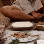 Dough Bowl Candle Co. Gardenia Tuberose Soy Candle - 3 Wick Rustic Farmhouse Cof... - Image 3