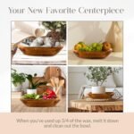 Dough Bowl Candle Co. Gardenia Tuberose Soy Candle - 3 Wick Rustic Farmhouse Cof... - Image 7