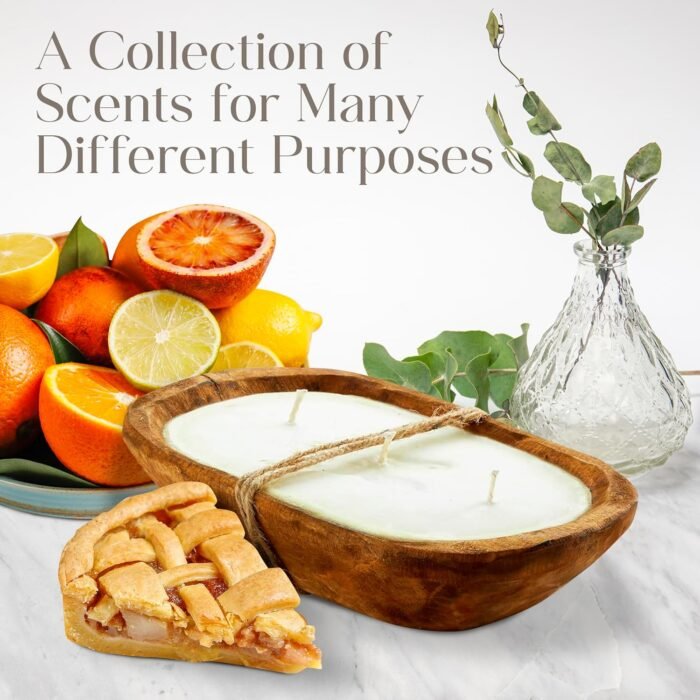 Dough Bowl Candle Co. Gardenia Tuberose Soy Candle - 3 Wick Rustic Farmhouse Cof... - Image 8