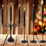 4 pcs Set Taper Candle Candlesticks 7 ¾ (7.75 inch) Tall x 3/4 inch (0.75 inch) ... - Image 4