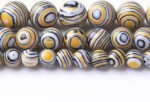 48PCS 8MM Yellow Malachite Beads Stone Beads Energy Healing Beads for DIY Jewelr... - Image 3