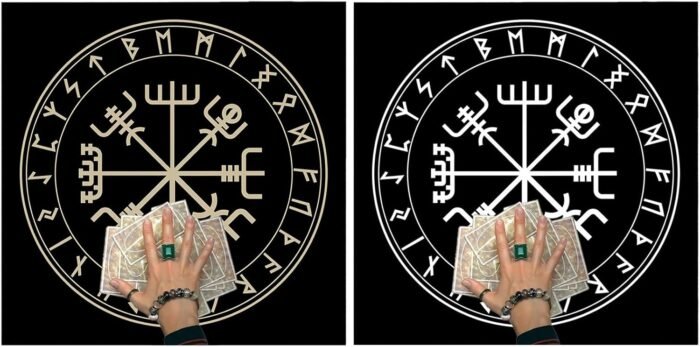 23x23In Board Game Card Table Covers Magician Daily Pad Tarot Tablecloth Rune Di... - Image 3
