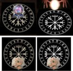 23x23In Board Game Card Table Covers Magician Daily Pad Tarot Tablecloth Rune Di... - Image 4