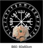 23x23In Board Game Card Table Covers Magician Daily Pad Tarot Tablecloth Rune Di... - Image 7