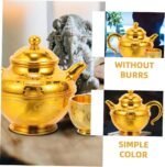 STOBAZA 1Set Offering Cup Teapot Decorative Cups for Altar Worship Household Off... - Image 4