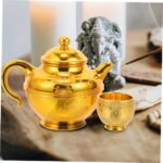 STOBAZA 1Set Offering Cup Teapot Decorative Cups for Altar Worship Household Off... - Image 6