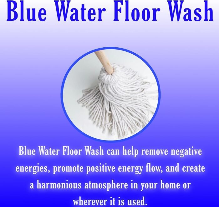 Blue Water-Spiritual Water 16 oz-Bath Ritual & Floor Wash-Remove Negative Energy... - Image 4
