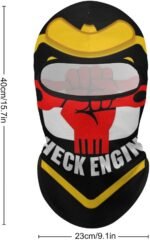 Sun Protection Balaclava Face Mask for Men Women Full Cooling Neck Gaiter for Mo... - Image 4