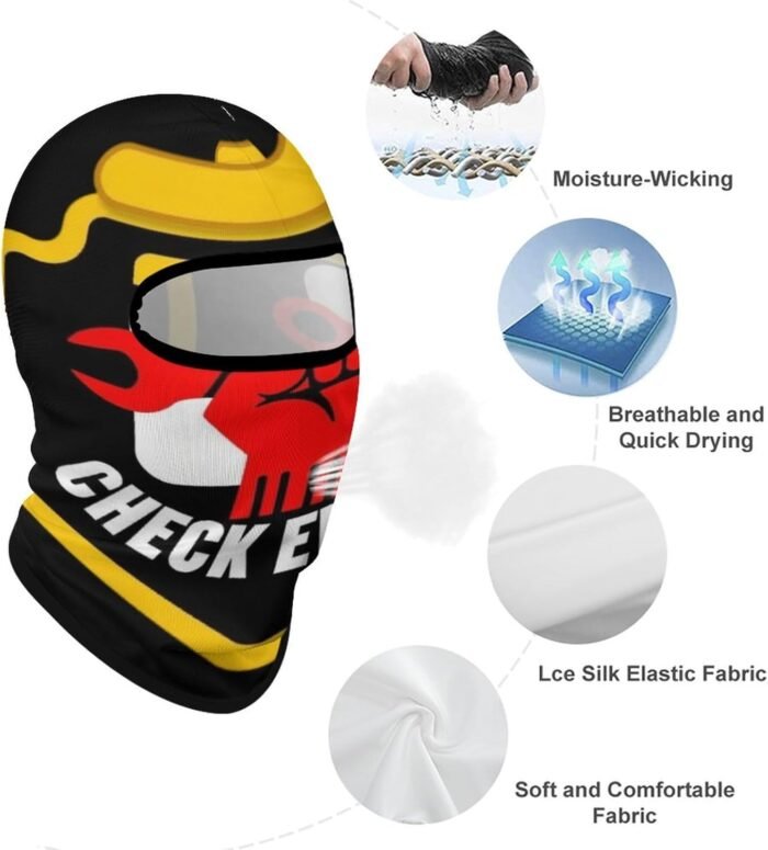 Sun Protection Balaclava Face Mask for Men Women Full Cooling Neck Gaiter for Mo... - Image 7