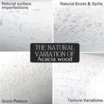 2 Chain Link Decor for Coffee Table - 13” Acacia Wood Knot Decor - Modern Decor ... - Image 5