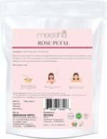Rose Petal Powder by meesha | for Radiant Skin and Lustrous Hair | Cleansing, Hy... - Image 3
