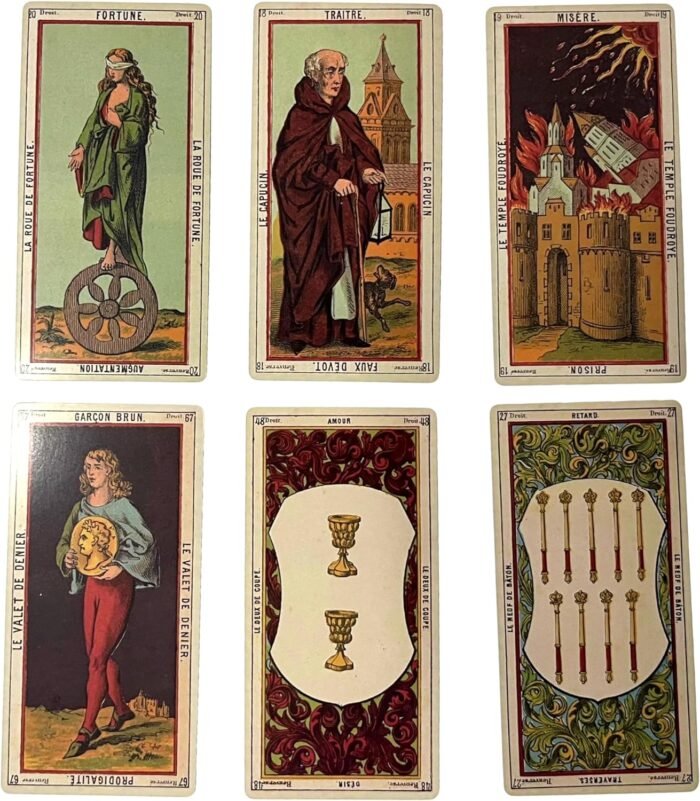 Grand Etteilla Tarot Deck Trois & Guide | Made in USA | Oversized, Tarot Egyptie... - Image 6