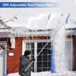 Snow Roof Rake, 30ft Snow Removal Tool with Wheel and Adjustable Extended Long H... - Image 7
