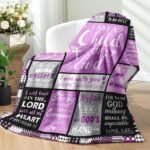 Christian Gifts for Women - Baptism Gifts for Girl - Child of God Blanket - Insp... - Image 5