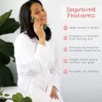 WITTY Jade Face Roller and Gua Sha Set in Hand-Drawn Giftbox - Gua Sha Stone, Fa... - Image 4
