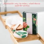 WITTY Jade Face Roller and Gua Sha Set in Hand-Drawn Giftbox - Gua Sha Stone, Fa... - Image 5