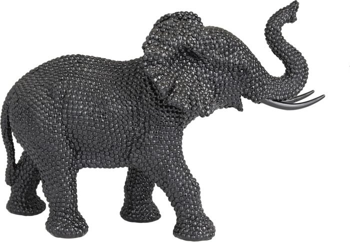 Deco 79 Polystone Elephant Decorative Sculpture Home Decor Statue, Accent Figuri... - Image 8
