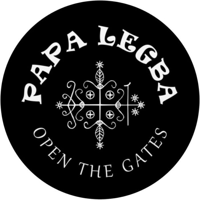 Papa Legba Crossroads Gate Keeper Voudou Loa ATR Veve PopSockets PopGrip: Swappa... - Image 4