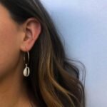 Andelaisi Boho Sea Shell Drop Dangle Earrings Silver Cowrie Huggie Hoop Earrings... - Image 3