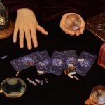 CREATCABIN Altar Cloth Tarot Table Cloth Gothic Cards Bag Square Table Cover Div... - Image 4