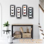 Framed 3 Real Butterfly Gothic Decor, 15.2"X6.5" Taxidermy Butterfly Shadow Box ... - Image 5