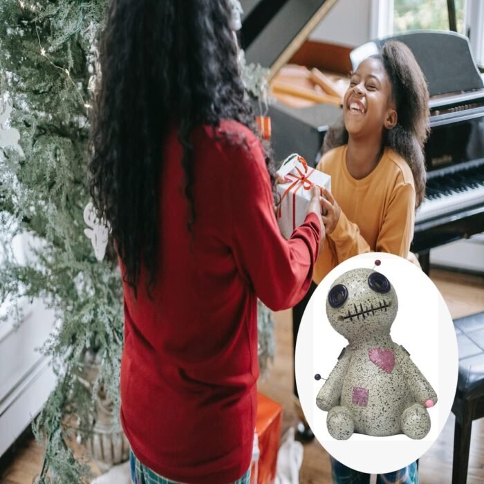 Voodoo Doll Incense Burner, Voodoo Doll Cone Incense Holder, Resin Voodoo Doll w... - Image 9