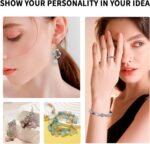 5573pcs Glass Beads for Jewelry Making, 34 Colors Crystal Beads for Bracelets Ma... - Image 6