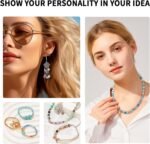 5573pcs Glass Beads for Jewelry Making, 34 Colors Crystal Beads for Bracelets Ma... - Image 7