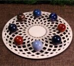 yippee Wooden Crystal Grid Board, Metatron Cube Sacred Geometry Meditation Yoga ... - Image 7