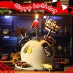 MTLEE Racing Car Birthday Number Candle Race Car Theme Cake Topper Car Cake Deco... - Image 5