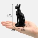 TRANSGOOD Egypt Cat Goddess Bastet Collectible Figurine 4.2" H Egypt Souvenirs M... - Image 4