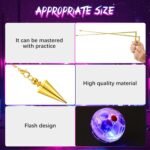 4 Pcs Ghost Hunting Dowsing Rods Copper Set Pen Shaped Gold Spirit Rods Water Di... - Image 4