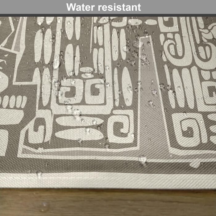 Lunarable Ethnic Place Mats Set of 4, Mayan King and Plumed Serpent Illustration... - Image 7