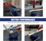 WORKPRO 2-Pair Vise Jaw Pads 6 inch & 5.5 inch, Magnetic Vice Jaw Covers Protect... - Image 4