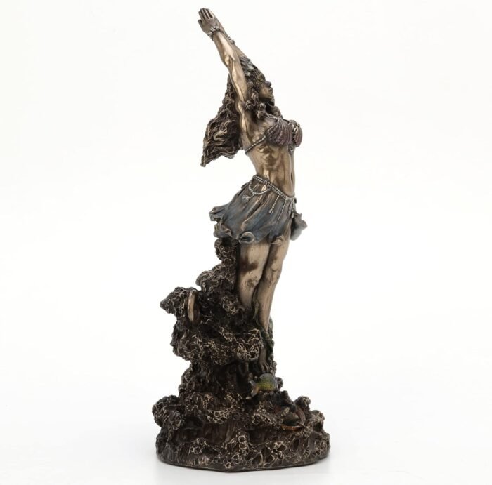 Veronese Design 10.25" Yemaya Orisha of The Ocean Cold Cast Resin Statue Bronze ... - Image 6