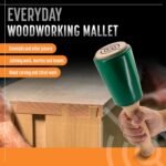 Precision Wood Carving Mallet 15oz for Woodworking, Comfortable Wooden Handle Re... - Image 3