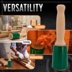 Precision Wood Carving Mallet 15oz for Woodworking, Comfortable Wooden Handle Re... - Image 5