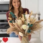 100pcs Artificial Flowers Arrangement With Vase Included, Dining Table Centerpie... - Image 4